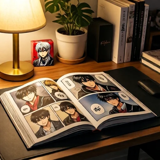 Оригинальные страницы манги от автора