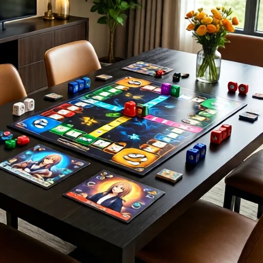 Настільна гра з тематикою улюбленого аніме