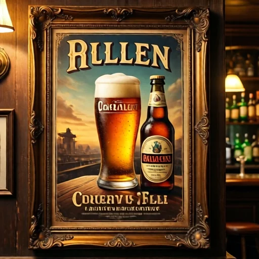 Антикваріат: постер пивної реклами