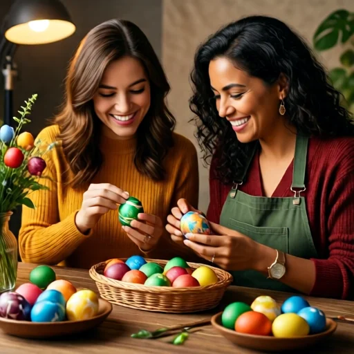 Совместное приключение - мастер-класс по изготовлению писанок