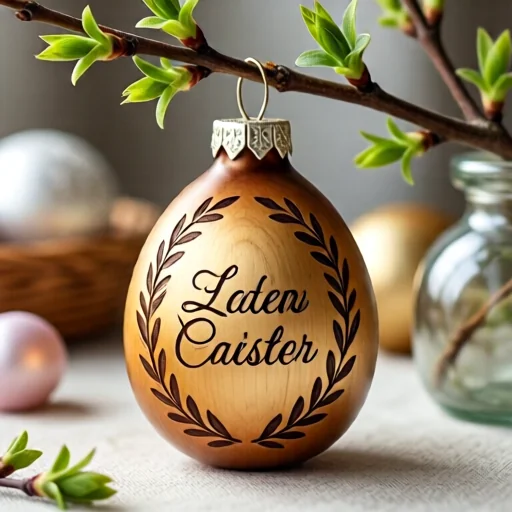 Персонализированное украшение с гравировкой