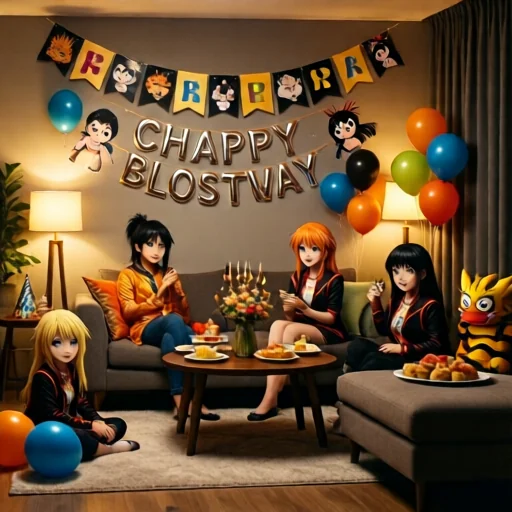 Закрытая тематическая вечеринка аниме