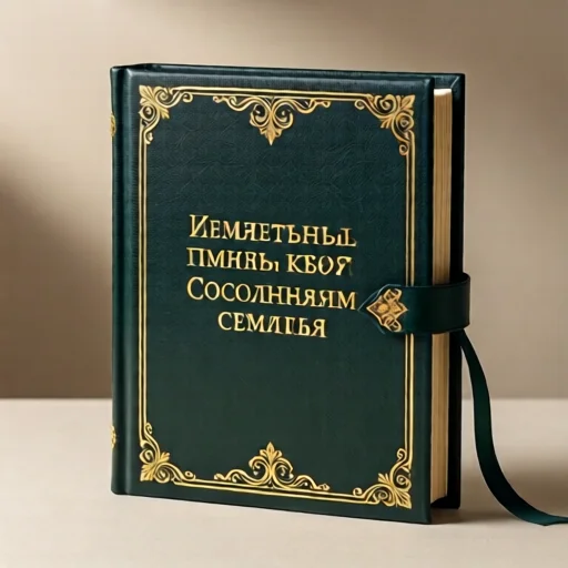 Именная памятная книга воспоминаний семьи