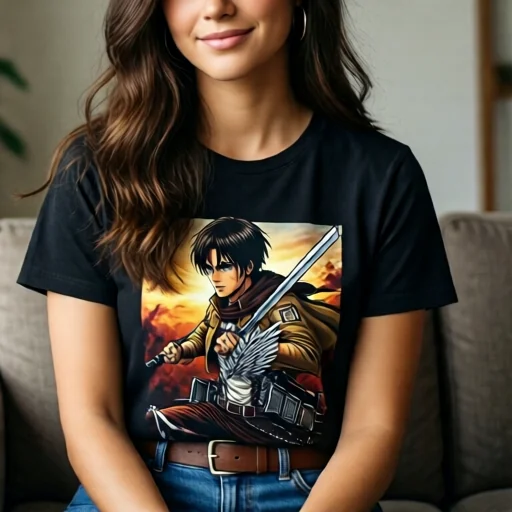 Атрибутика з Атаки Титанів - футболка з оригінальним дизайном