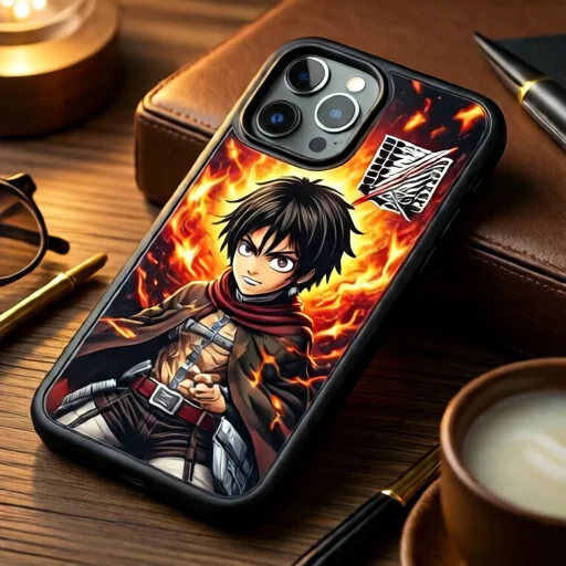 Персоналізований чохол для телефона з мотивами Атаки Титанів