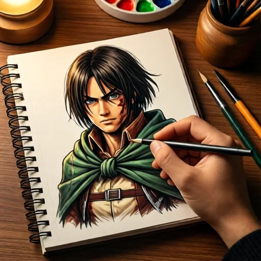 Майстер-клас з малювання персонажів Атаки Титанів