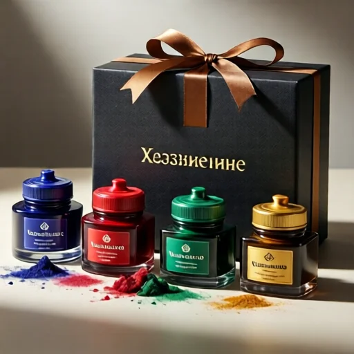 Качественные чернила разных цветов