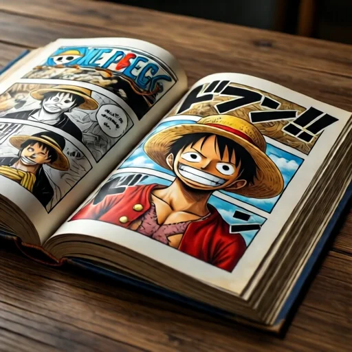 Оригинальные страницы манги из One Piece