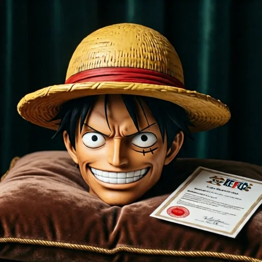 Реквизит из One Piece с сертификатом подлинности