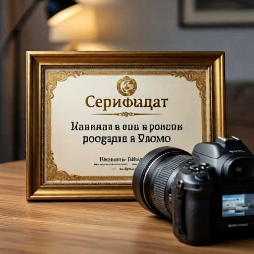 Сертифікат на послуги фотографа вдома