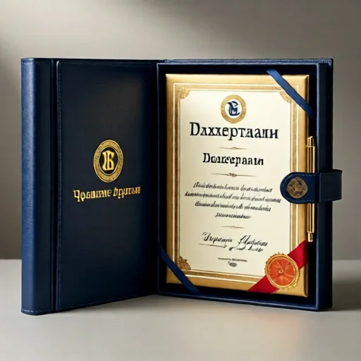 Печатное издание диссертации в подарочном переплёте