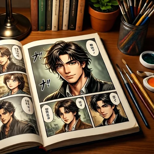 H2: Оригинальная страница манги от любимого автора