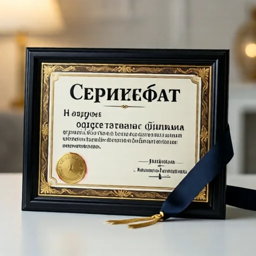 Сертификат на отдых после защиты диплома
