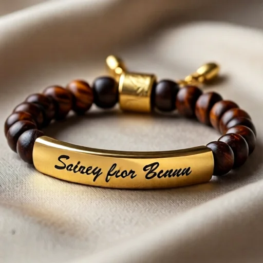 Персонализированный подарок - кастомный ювелирный браслет