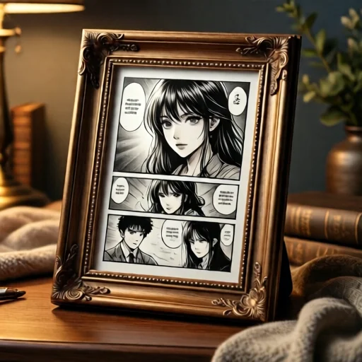 Оригинальная страница манги - артуксы