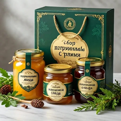Набор натурального мёда с травами