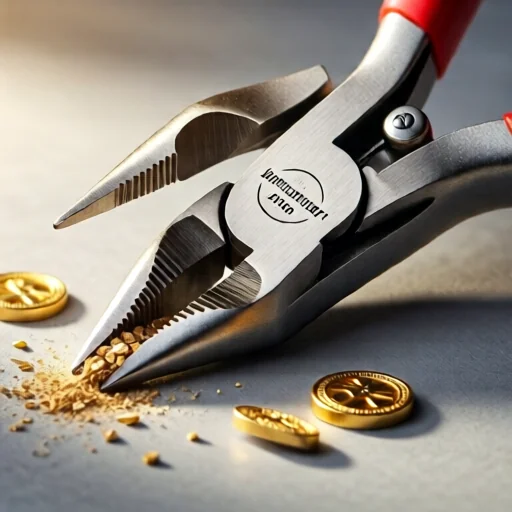 Пинцет для работы с мелкими деталями