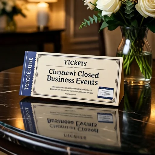 Емоція: квитки на закриту бізнес-подію