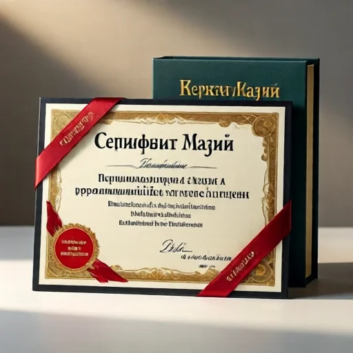 Сертификат в книжный магазин по профессиональной теме