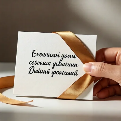 Открытка с искренними словами поддержки