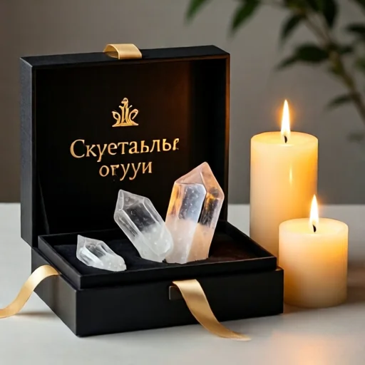 Кристаллы или свечи для ритуальной атмосферы