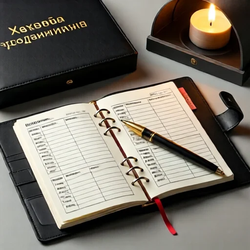 Качественный ежедневник для расписания заказов