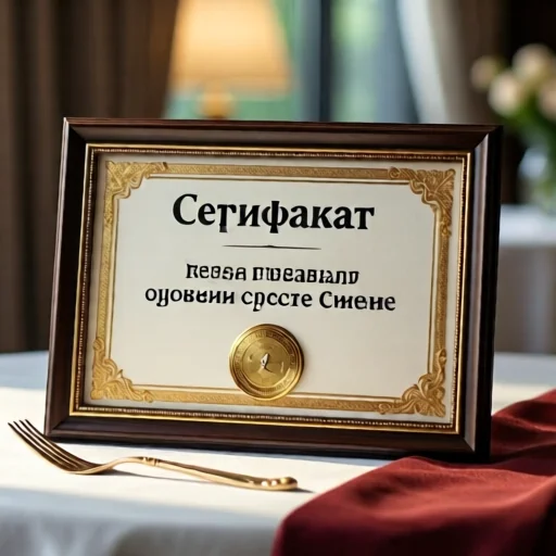 Сертифікат у ресторан для відпочинку після зміни