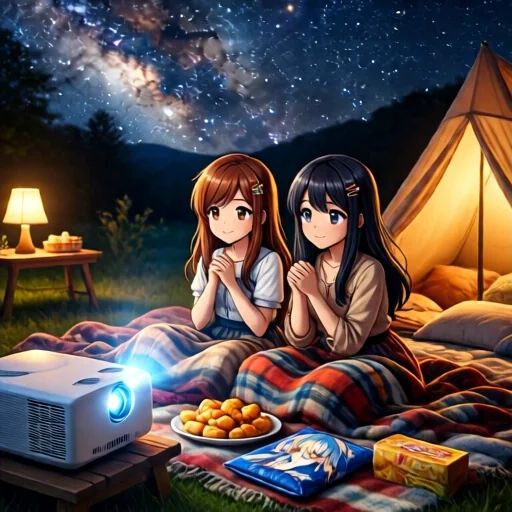 H2: Вечеринка просмотра аниме под звездами