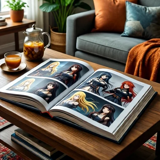 H2: Арт-книга с концепт-артами аниме