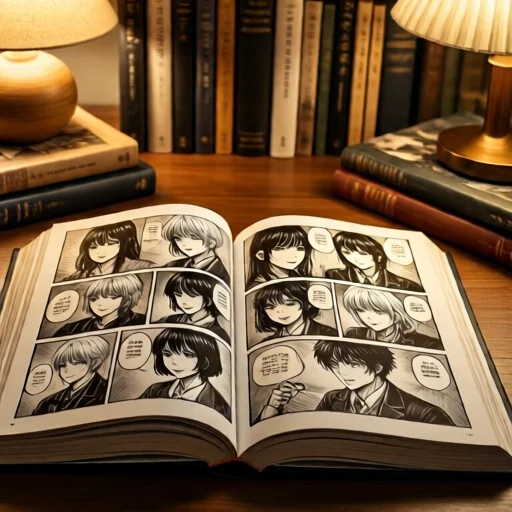 Оригинальные страницы манги от автора