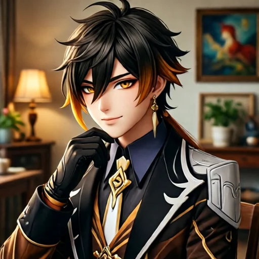 Именной арт-портрет в стиле аниме