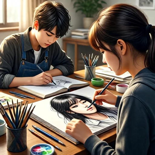 Мастер-класс по рисованию персонажей аниме