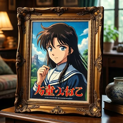 Антикварный постер с первых показов аниме