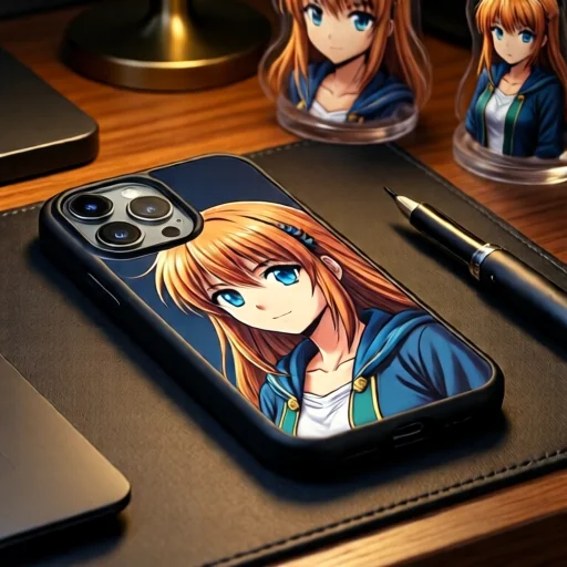 Кастомный чехол для телефона с аниме