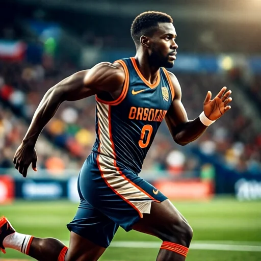 Арт-портрет у стилі спорту