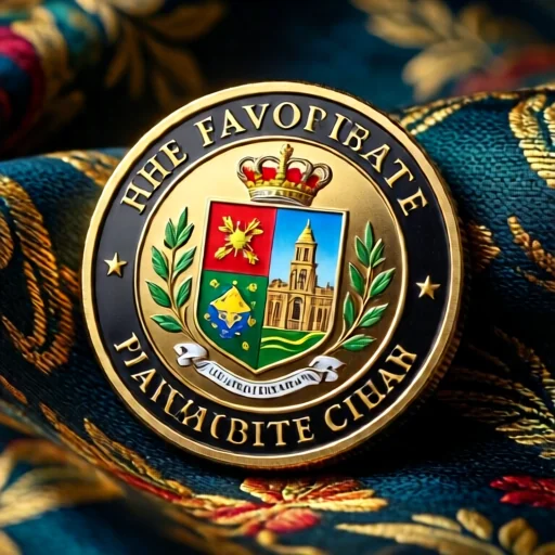 Инвестиционная монета с символикой ее любимого города