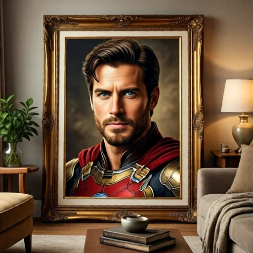 Персонализированный арт-портрет любимого героя