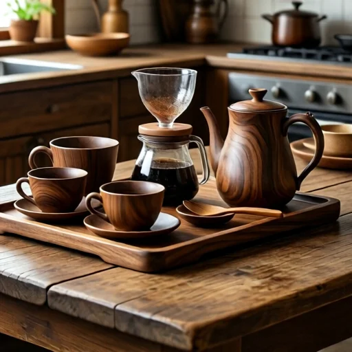 Эксклюзивный набор для кофе с ручной работой