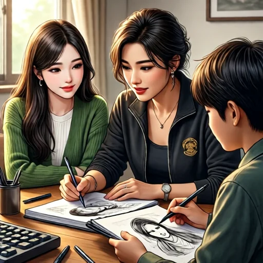 Мастер-класс по рисованию аниме персонажей