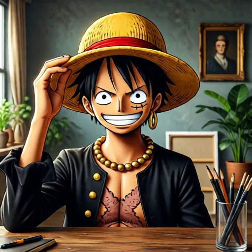 Кастомний малюнок з героями One Piece