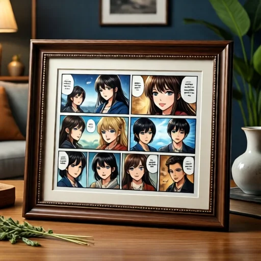 Оригинальная страница манги