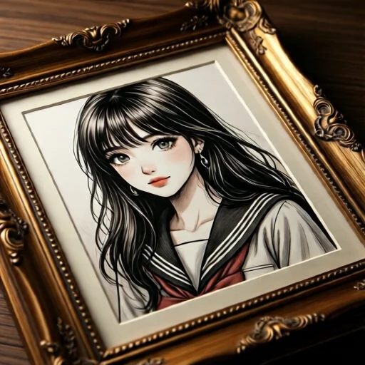 Оригинальные страницы манги, нарисованные автором