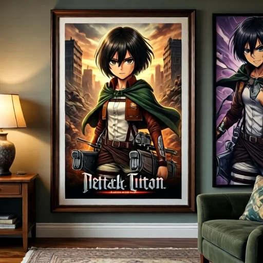 Арт-постер з Атаки Титанів