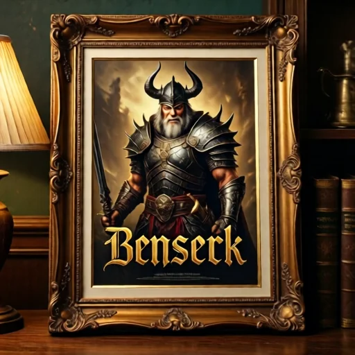 Антикварний постер Berserk