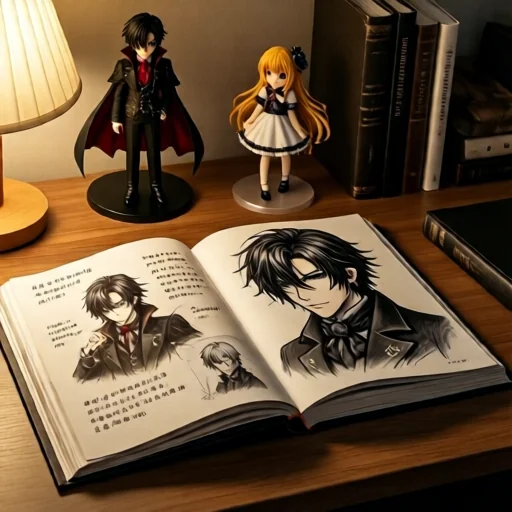 Артбук Black Butler с эскизами и комментариями