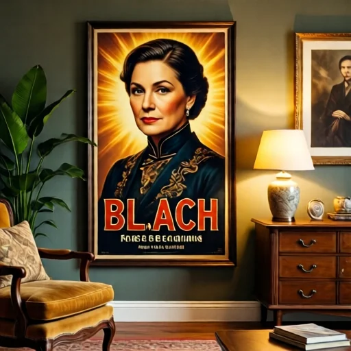 Антикварный постер с первых показов Bleach