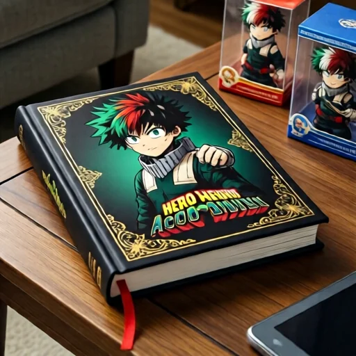 Книга с концепт-артами My Hero Academia
