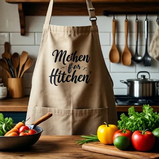 На память: персонализированный кухонный фартук