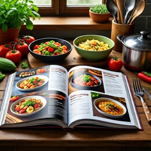 Кулинарный журнал с рецептами: настоящий арт-бук