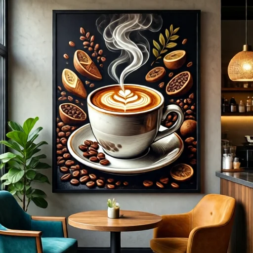 Авторская работа: уникальный кофейный арт